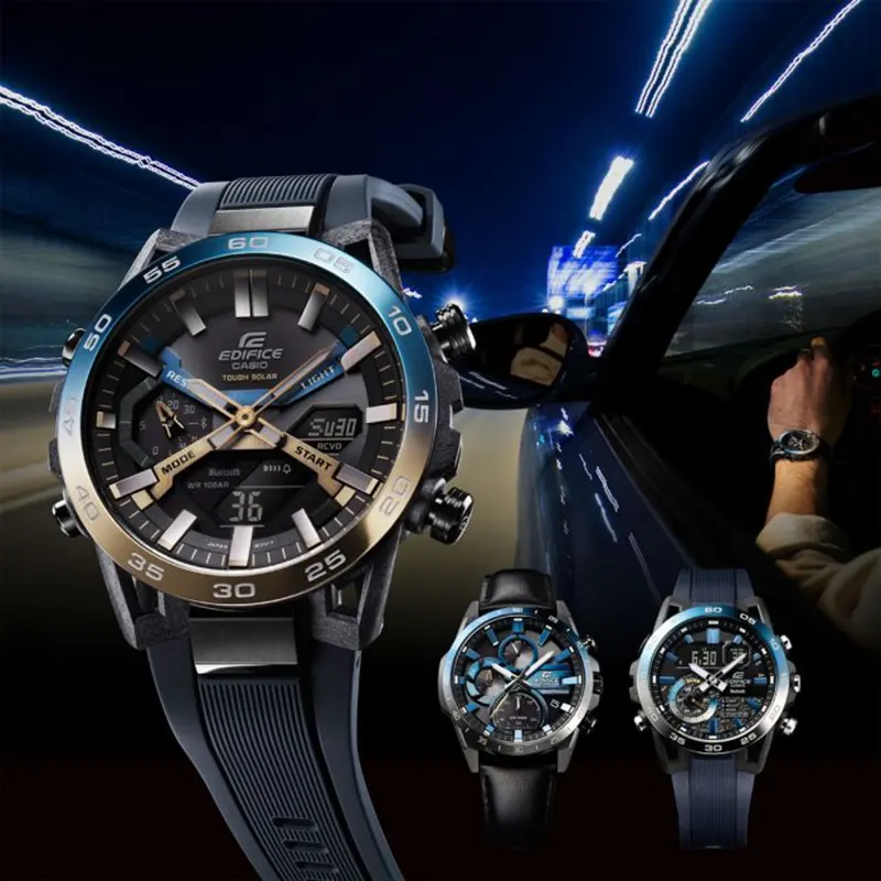 Casio Edifice Sospensione Solar Power Men's Watch- ECB-2000NP-1A